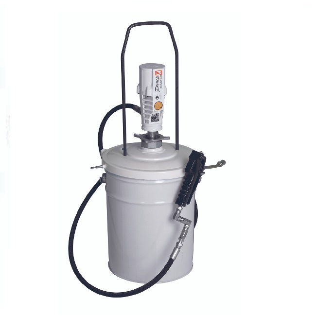 424170 SAMOA Pumpmaster 3 - 55:1 Ratio Air Operated Portable Grease Unit for 12.5KG - 18KG Pails - No Follower Plate